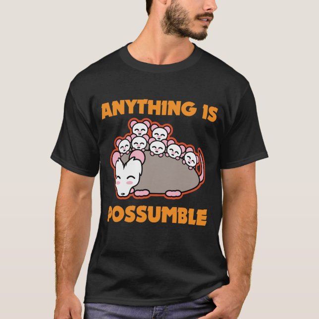 Den roliga pungråttapungråttavitsen något är t shirt (Framsida)