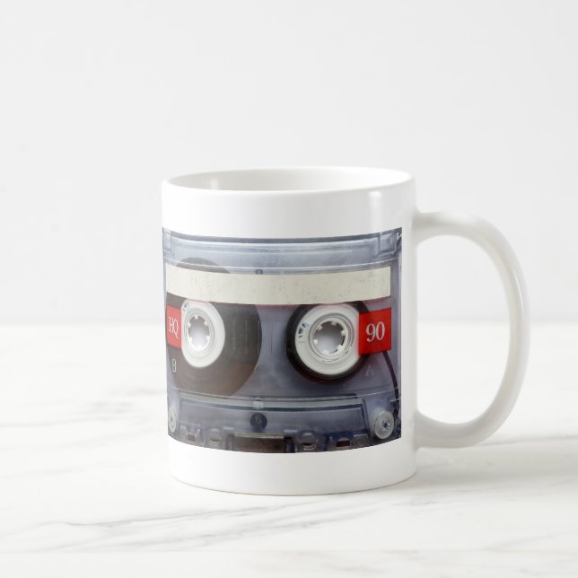 Den roliga Retro kassetten tejpar Kaffemugg (Höger)