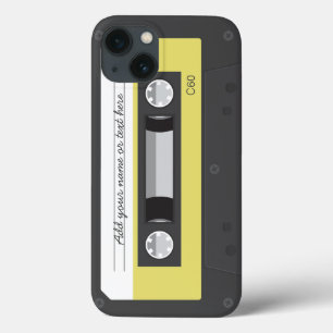 Den roliga Retro musikkassetten tejpar fodral för