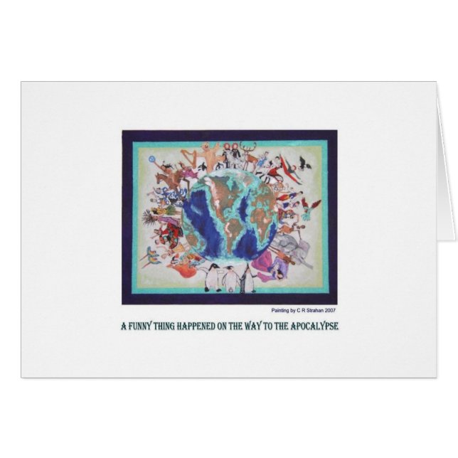 Den roliga saken händde hälsningskort (Framsidan Horizontal)