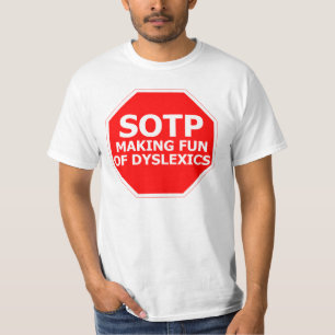 Den roliga skämtdyslexicen undertecknar tröja