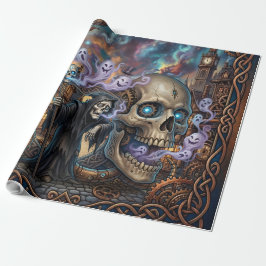 Den roliga skeletten – keltisk steampunk-fantasi. presentpapper