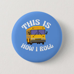 Den roliga skolbusschauffören detta är hur jag knapp