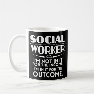 Den roliga socialarbetarekaffemuggen styr kaffemugg