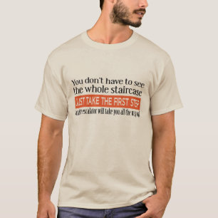 Den roliga T-tröja för första steg Tee Shirt