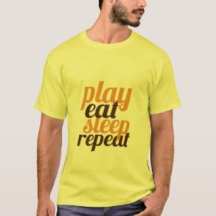 Den roliga T-tröja för Gamerslek äter T-shirt