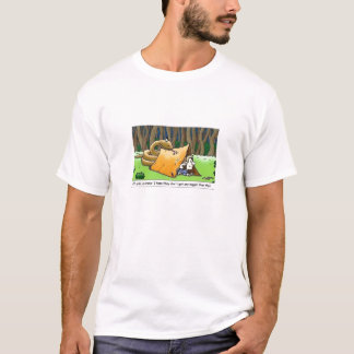den roliga tecknaden avbildar t-shirt