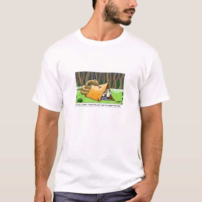 den roliga tecknaden avbildar t-shirt (Framsida)