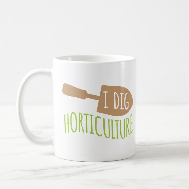 Den roliga trädgårdarbeteaste vitsen gräver jag kaffemugg (Vänster)