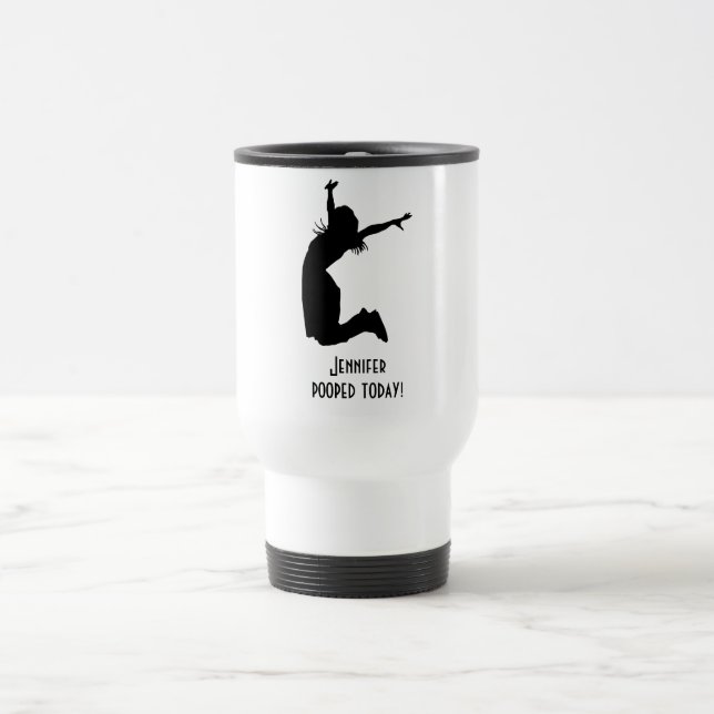Den roliga travel mug som du personifierar mig, resemugg (Center)