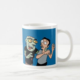 Den roliga Zombieflykten planerar kaffe Kaffemugg