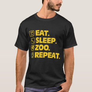Den roliga Zookeepergåvan äter djur för T Shirt