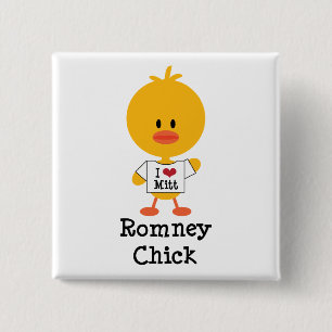 Den Romney chicken knäppas I-hjärtakardan Knapp