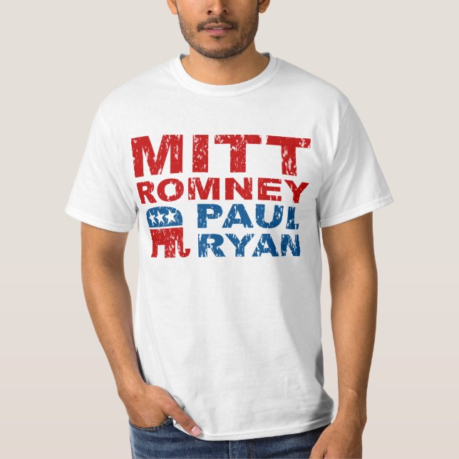 Den Romney Ryan springan röstar seger Tee (Framsida)