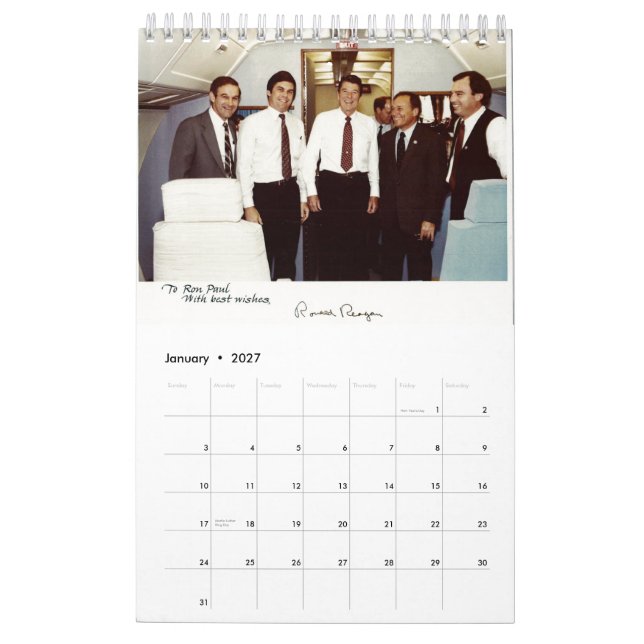 Den Ron Paul kalendern Kalender (Jan 2027)