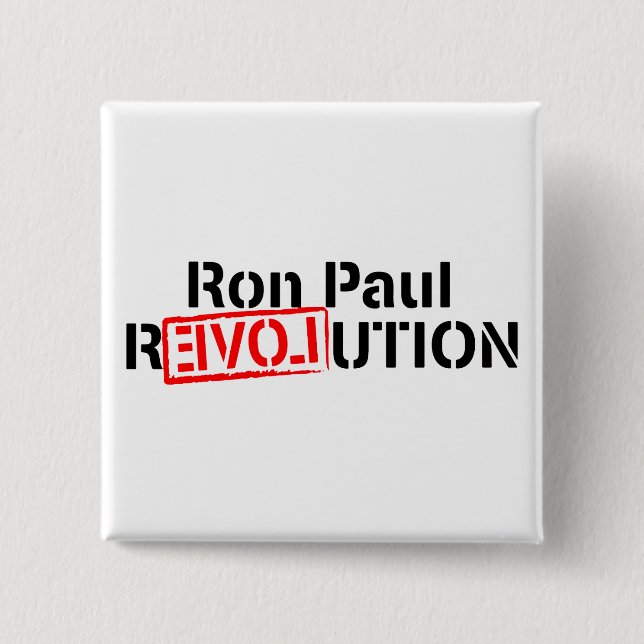 Den Ron Paul revolutionen fortsätter Knapp (Framsida)