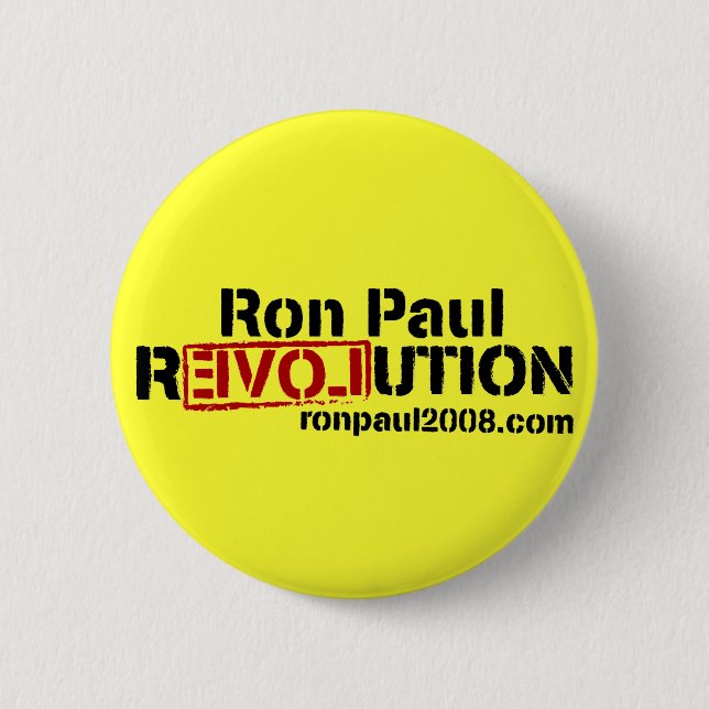 Den Ron Paul revolutionen knäppas Knapp (Framsida)