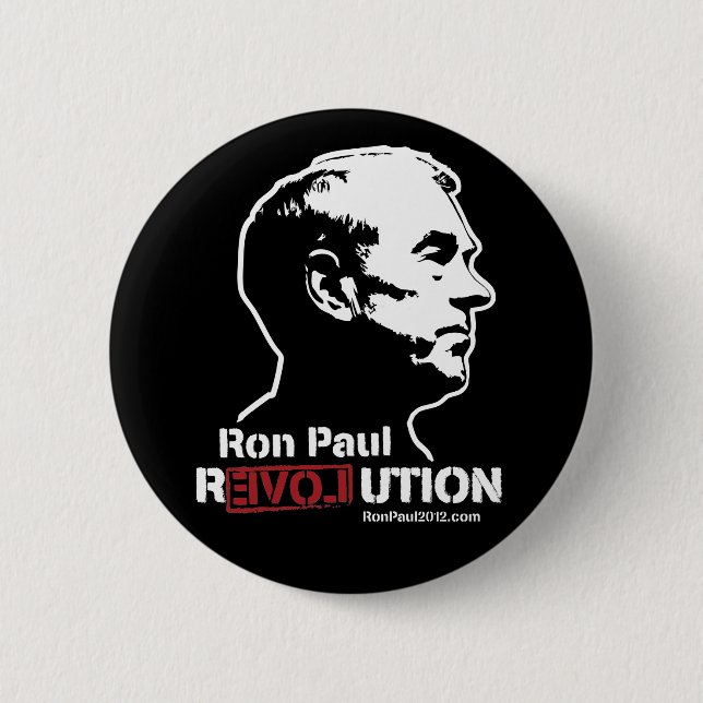 Den Ron Paul revolutionen knäppas Knapp (Framsida)