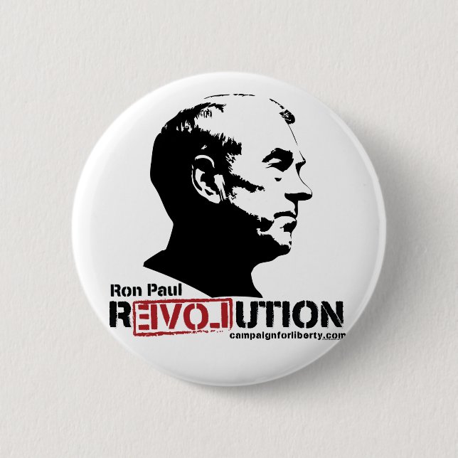 Den Ron Paul revolutionen knäppas Knapp (Framsida)