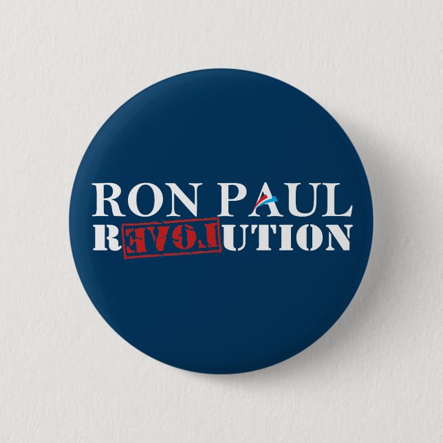 Den Ron Paul revolutionen knäppas Knapp (Framsida)