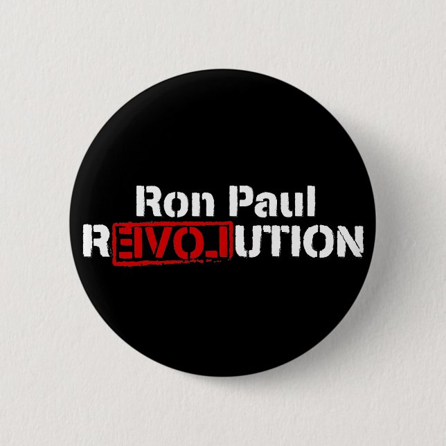 Den Ron Paul revolutionen knäppas Knapp (Framsida)