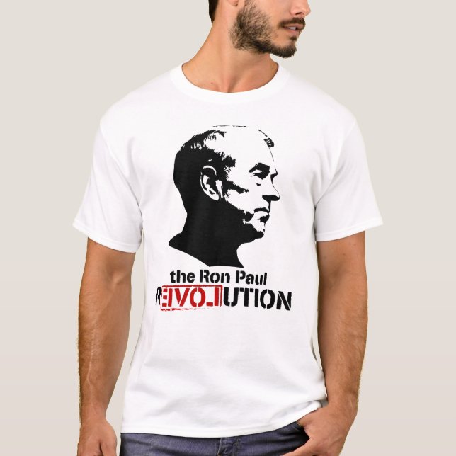 Den Ron Paul revolutionen utfärdar T-tröja Tee Shirt (Framsida)