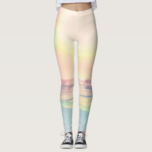Den ropiska Sol-sjön - färgfull sommar Leggings