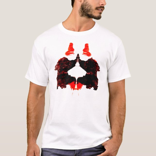 Den Rorschach inkbloten numrerar två Tee Shirt (Framsida)