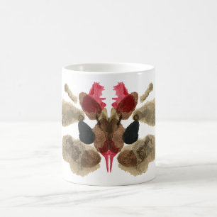 Den Rorschach inkbloten testar. Inte gör appellen Kaffemugg