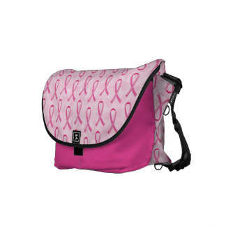 Den rosa bandbröstcancermedvetenheten hänger lös messenger bag