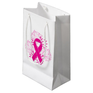 Den rosa blomman för bröstcancermedvetenhetbande