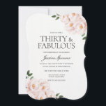 Den  Rosa Elegant 30års födelsedag Inbjudningar<br><div class="desc">Den vackra  inbjudan till Rosa Elegant 30års födelsedag Se matchningssamling i Niche och Nest Store</div>