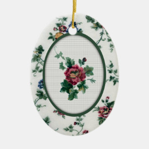 Den rosa Fauxkor syr prydnaden Julgransprydnad Keramik