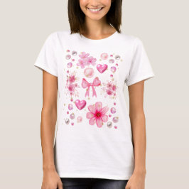 Den rosa förföriska charmen t shirt