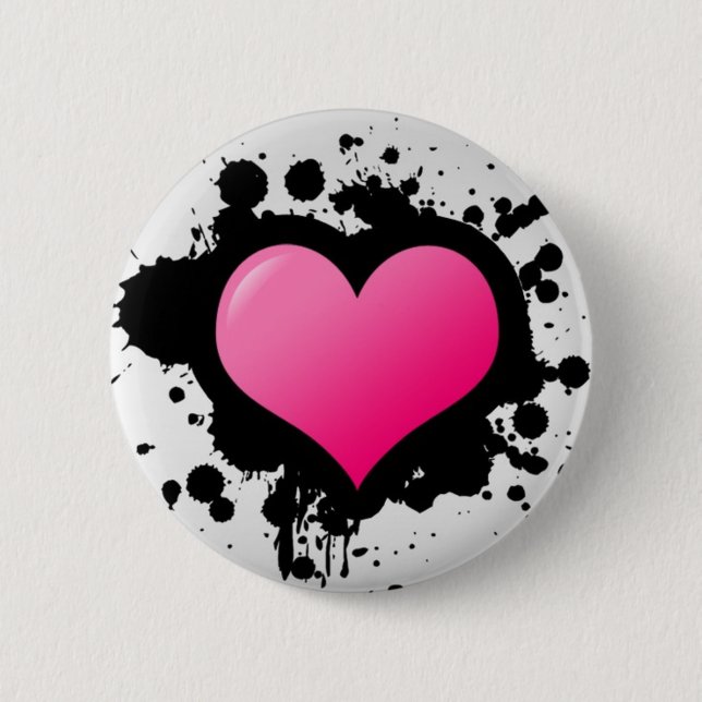 Den rosa hjärtasplatteren knäppas knapp (Framsida)