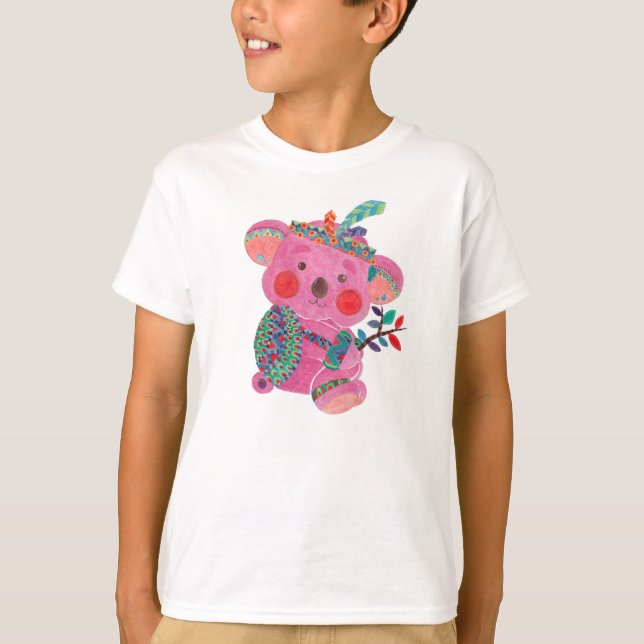 Den rosa koalaen t-shirt (Framsida)