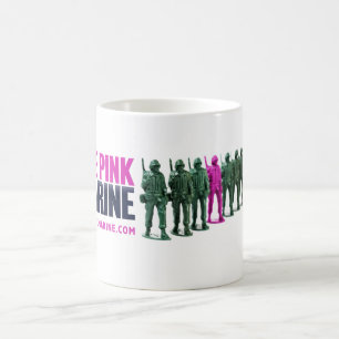 Den rosa marin- kaffekoppen kaffemugg