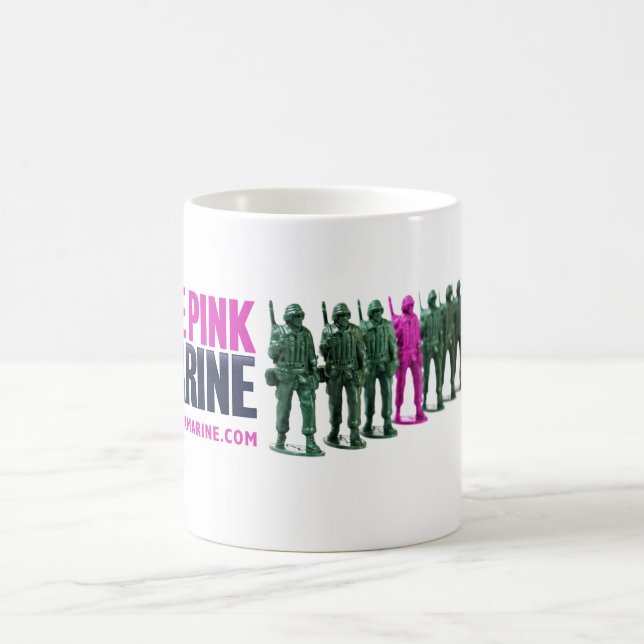 Den rosa marin- kaffekoppen kaffemugg (Center)