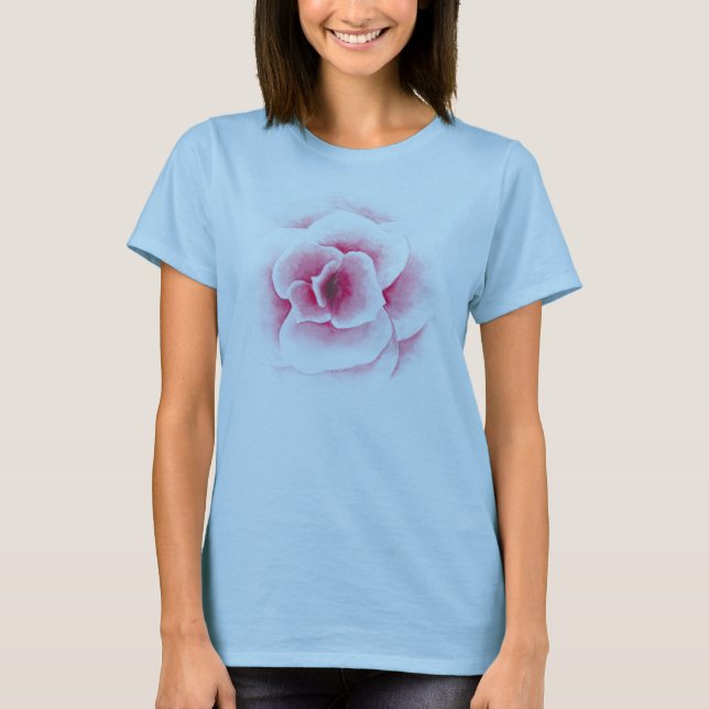 Den rosa natten steg t-shirt (Framsida)