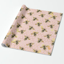 Den rosa och gyllene bin serie design 1