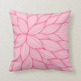 Den rosa pastellfärgade Petalvattenfärgen kudder Kudde
