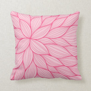 Den rosa pastellfärgade Petalvattenfärgen kudder Kudde
