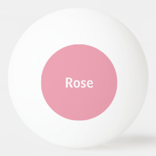 Den rosa rosa personligpingen Pong paddlar Pingisboll