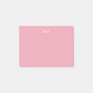 Den rosa rosapersonligen postar det noterar post-it block