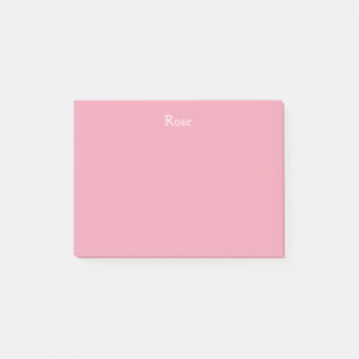 Den rosa rosapersonligen postar det noterar post-it block