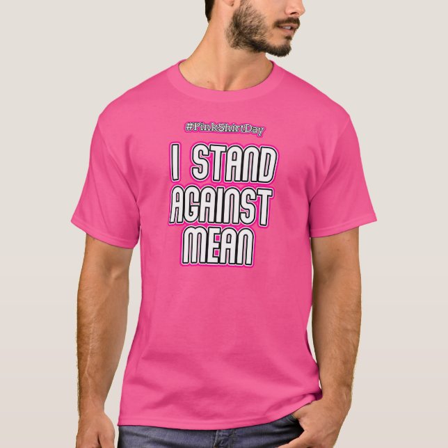 Den rosa skjortadagen för den Anti pennalismen T Shirt (Framsida)