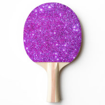 Den rosa Sparkly pingen Pong för glitter paddlar