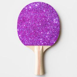 Den rosa Sparkly pingen Pong för glitter paddlar Pingisracket