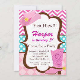 Den rosa sparren, blått pricker, inbjudningar