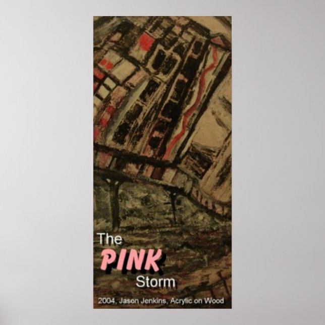 DEN ROSA STORMEN POSTER (Framsidan)